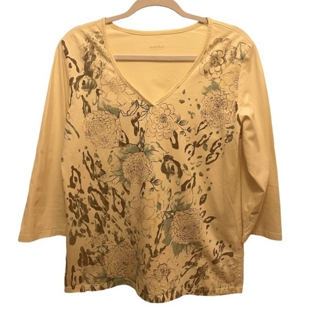 Northern Reflections Yellow Top Size L
